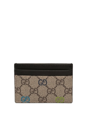 Gucci Pre-Owned 2000-2015 Multicolor GG Supreme card holder - Neutrals