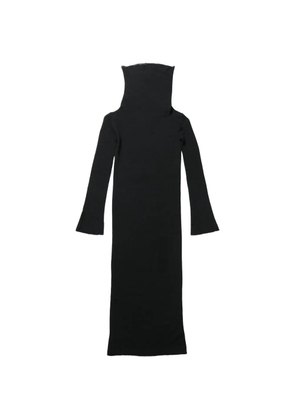 Ann Demeulemeester cowl-neck long-sleeve maxi dress - Black