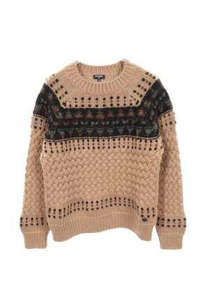 CHANEL Pre-Owned 1986-1988 knitted sweater - Brown