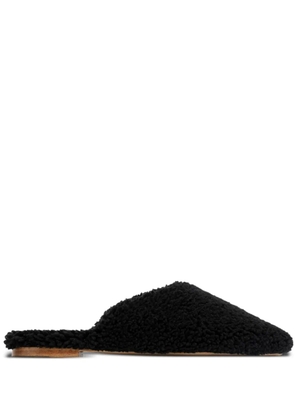 Sleeper shearling slippers - Black