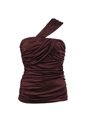 Viktor & Rolf Vintage One-shoulder draped top - Red