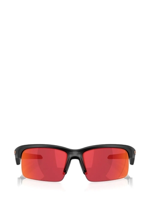 Oakley Thinlink half-rim rectangle-frame sunglasses - Black
