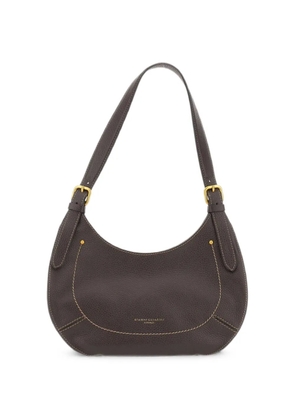 GIANNI CHIARINI Gabry hammered leather shoulder bag - Brown