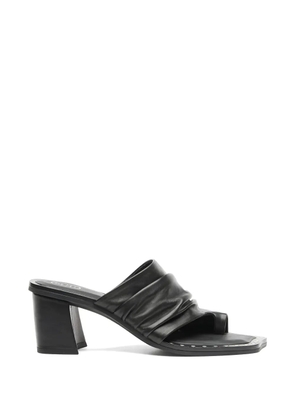Ash Corine ruched sandals - Black