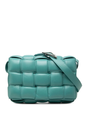 Bottega Veneta Pre-Owned 2012-2026 Nappa Intrecciato Padded Cassette crossbody bag - Blue