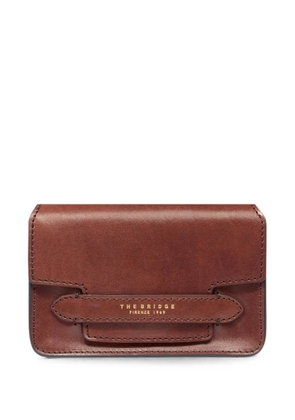 The Bridge leather chain-strap mini bag - Brown
