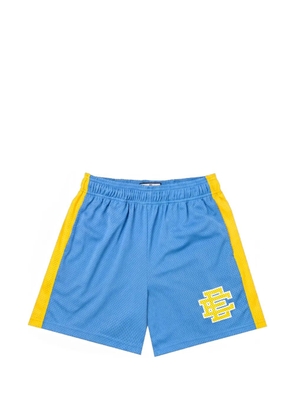 ERIC EMANUEL EE Basic mesh-texture shorts - Blue