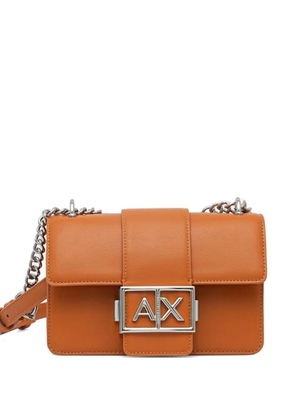 Armani Exchange logo-detail cross body bag - Brown