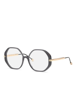 Philipp Plein Eyewear oversize-frame glasses - Gold