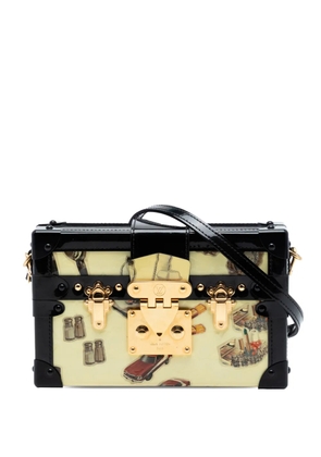 Louis Vuitton Pre-Owned 2015 Monogram Vernis Stickers Petite Malle crossbody bag - Neutrals