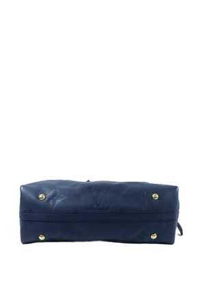 Louis Vuitton Pre-Owned MM CarryAll monogram empreinte shoulder bag - Blue