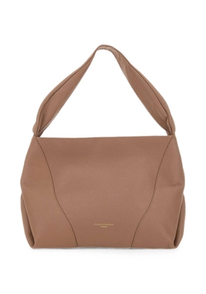 GIANNI CHIARINI Suria grained leather shoulder bag - Neutrals