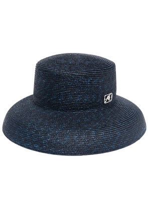 Alberta Ferretti raffia bucket hat - Blue