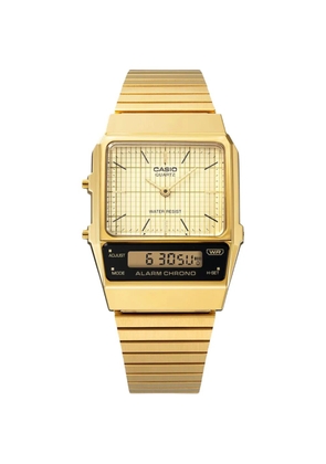 Casio square-frame 32mm watch - Gold
