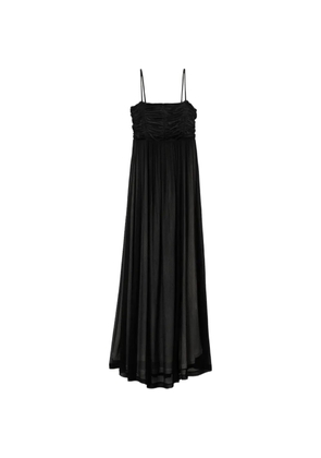 BITE Studios ruched A-line maxi dress - Black