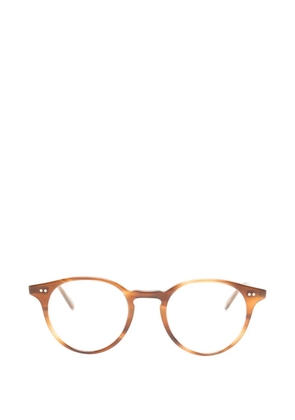 Garrett Leight Clune round-frame glasses - Brown