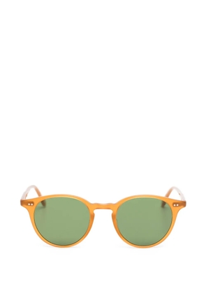 Garrett Leight Clune round-frame sunglasses - Orange