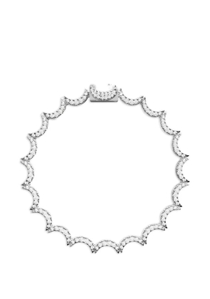 APM Monaco Waves crystal-embellished bracelet - Silver