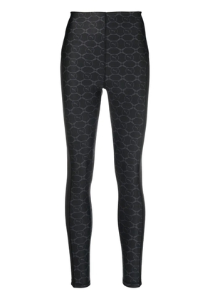 PUMA monogram-print leggings - Black
