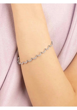 APM Monaco Waves crystal-embellished bracelet - Silver