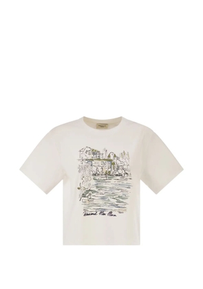 Weekend Max Mara graphic-print cotton T-shirt - White