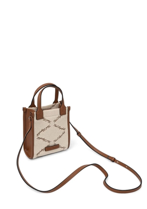 Karl Lagerfeld K/Ville logo-print cross body bag - Neutrals