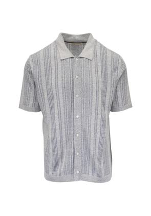 Maurizio Baldassari striped knitted shirt - Grey