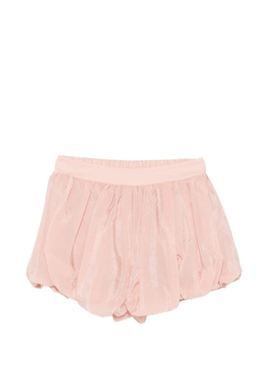 The Frankie Shop Alina balloon gathered shorts - Pink