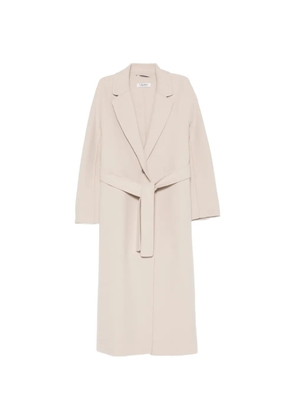 'S Max Mara Esturia belted notch-lapel coat - Neutrals