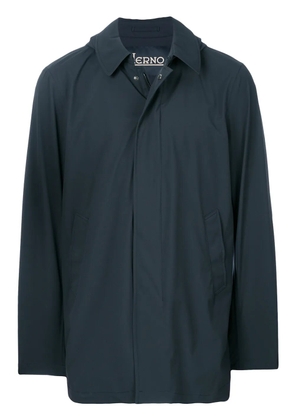 Herno hooded raincoat - Blue