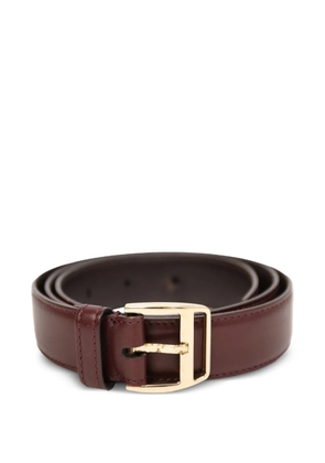 Tom Ford Pre-Owned Basic buckled belt - Red