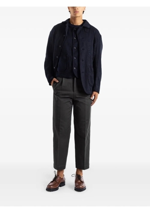 Momotaro sashiko overdyed vest - Blue