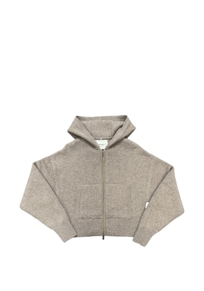 Lisa Yang Lilia hooded cardigan - Neutrals