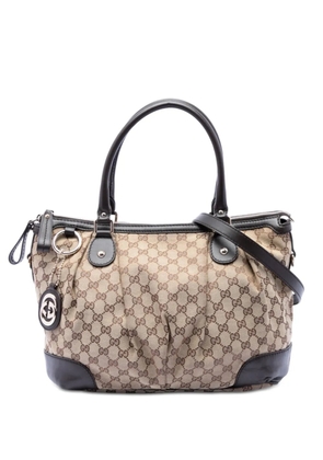 Gucci Pre-Owned 2016-2026 GG Canvas Sukey satchel - Neutrals
