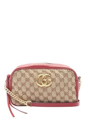 Gucci Pre-Owned 2016-2026 Small GG Marmont Multicolor Matelasse Canvas crossbody bag - Neutrals