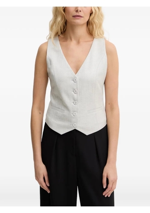 FRACOMINA v-neck waistcoat - Grey