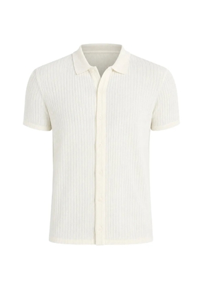 GUESS USA Olsen textured short-sleeve shirt - White