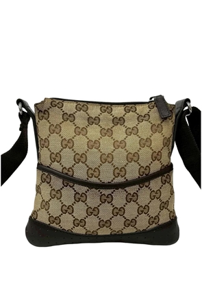 Gucci Pre-Owned 2000-2015 Small GG Canvas Perforated crossbody bag - Neutrals