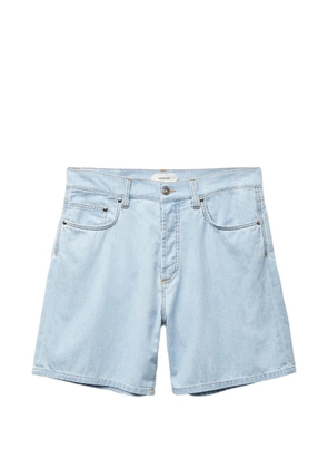 Versace chambray denim shorts - Blue