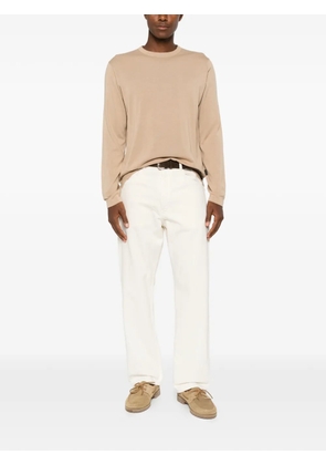 OUTFIT crew-neck fine-knit sweater - Neutrals