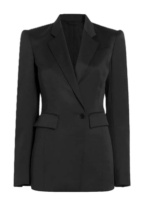 Another Tomorrow button single-breasted jacket - Black