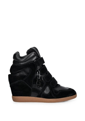 Nokwol Eden touch-strap wedge sneakers - Black