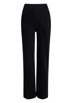 Another Tomorrow high-waisted straight-leg jeans - Black