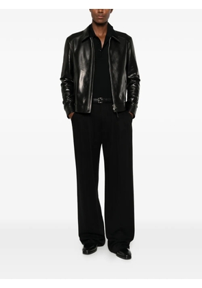 TOM FORD zip-up leather jacket - Black
