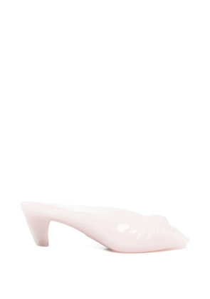 Chloé Jelly knot-detail peep-toe sandals - Pink