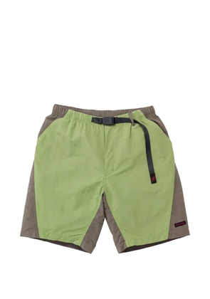 Gramicci colourblock belted shorts - Green