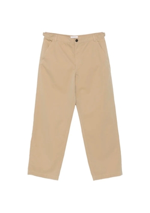 Alexander McQueen buckle-detail straight-leg trousers - Neutrals