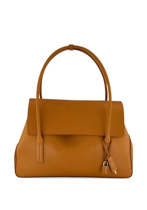 TOM FORD padlock-detail leather shoulder bag - Brown