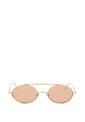 Ahlem Turbigo oval-frame sunglasses - Gold