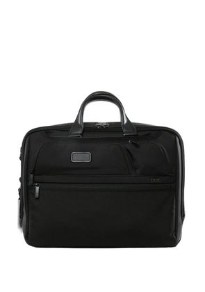 Tumi 17' multi-pocket zip-fastening laptop bag - Black
